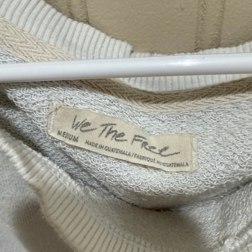 We The Free White Oversized Sweatshirt - Picture 2 of 5